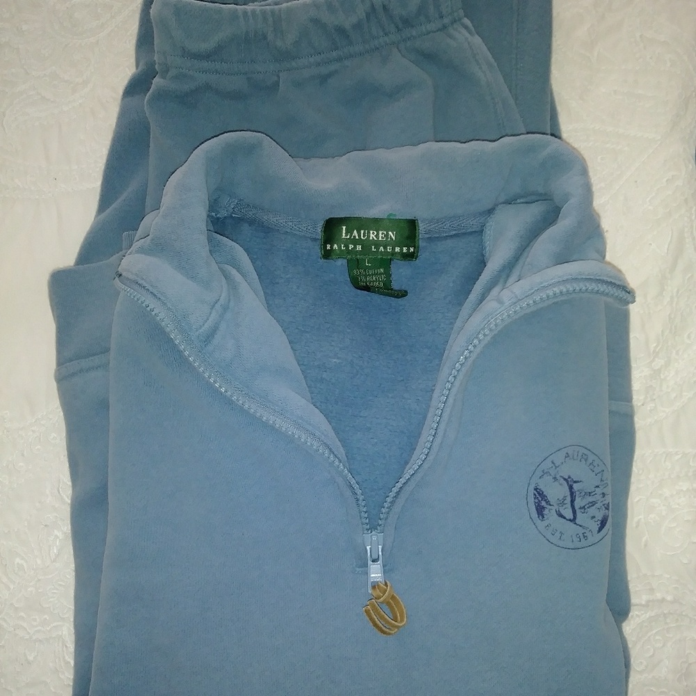 Ralph Lauren warm-up suit large
